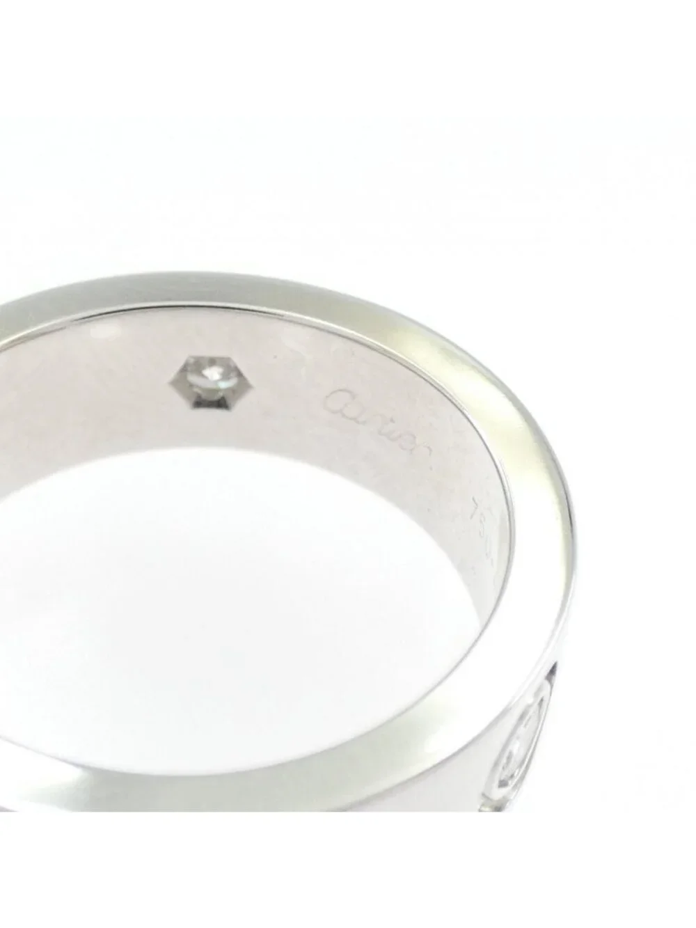 Cartier Love Half Diamond Ring